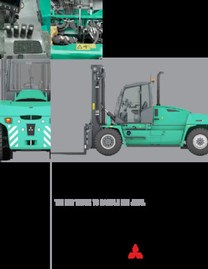 Carrelli elevatori frontali diesel Mitsubishi FD160L6P