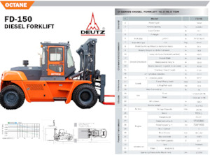 Carrelli elevatori frontali diesel OCTANE FD150