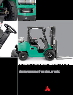 Carrelli elevatori frontali diesel Mitsubishi FD28N