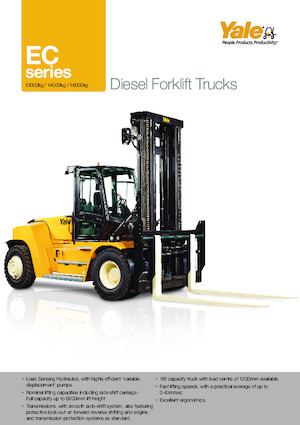 Carrelli elevatori frontali diesel Yale GDP 160EC12