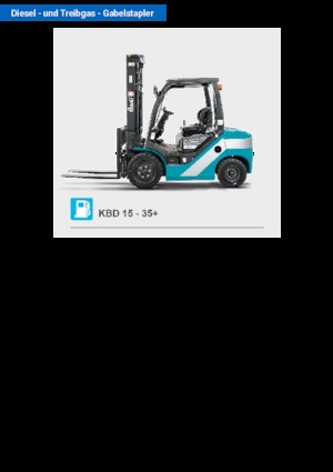 Carrelli elevatori frontali diesel Baoli KBD 25+