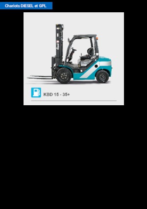 Carrelli elevatori frontali diesel Baoli KBD 25+