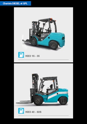 Carrelli elevatori frontali diesel Baoli KBD 25