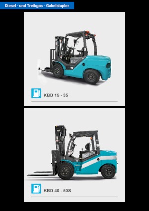 Carrelli elevatori frontali diesel Baoli KBD 25