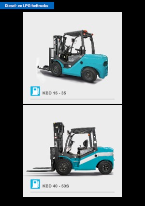 Carrelli elevatori frontali diesel Baoli KBD 25