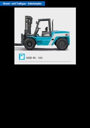 Carrelli elevatori frontali diesel Baoli KBD 100