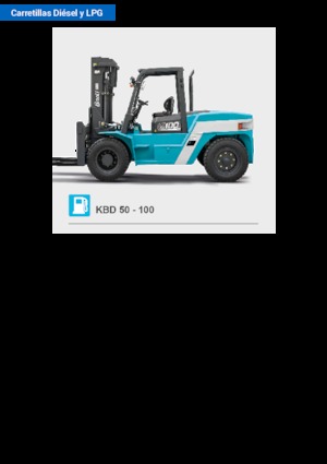 Carrelli elevatori frontali diesel Baoli KBD 100