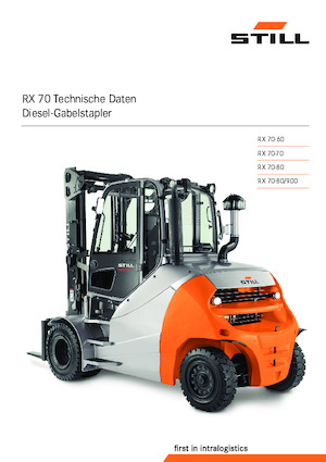 Carrelli elevatori frontali diesel Still RX 70-80