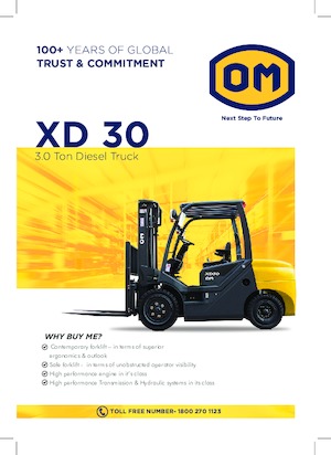 Carrelli elevatori frontali diesel OM XD30