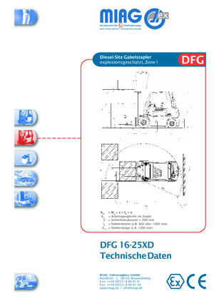 Carrelli elevatori diesel antideflagranti Miag DFG 30 XD