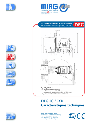 Carrelli elevatori diesel antideflagranti Miag DFG 40 XD
