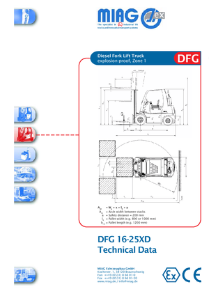 Carrelli elevatori diesel antideflagranti Miag DFG 40 XD