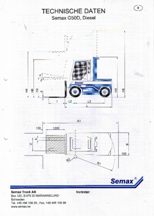 Sollevatori Telescopici Fissi Semax G 50 L-D
