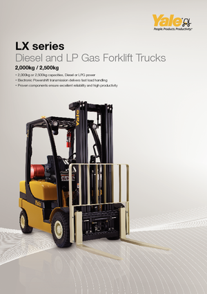 Carrelli elevatori frontali diesel Yale GDP 20 LX