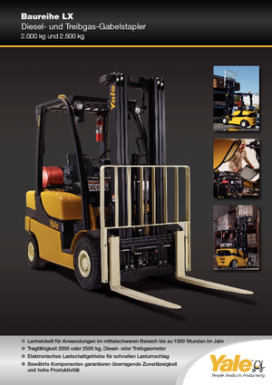 Carrelli elevatori frontali diesel Yale GDP 20 LX