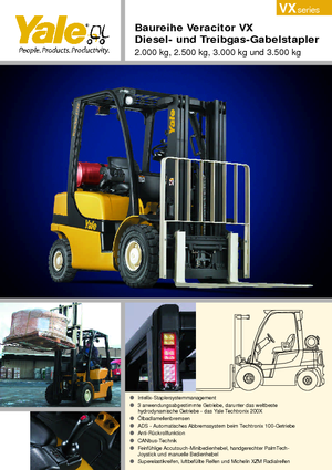 Carrelli elevatori frontali diesel Yale GDP 25VX