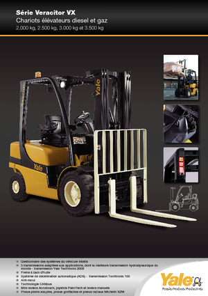 Carrelli elevatori frontali diesel Yale GDP 25VX