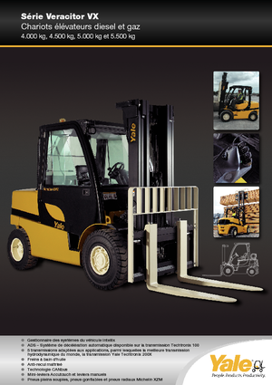 Carrelli elevatori frontali diesel Yale GDP 50VX Value