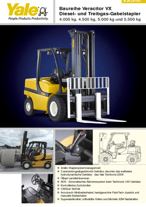 Carrelli elevatori frontali diesel Yale GDP 50 VX