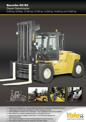 Carrelli elevatori frontali diesel Yale GDP 80 DC