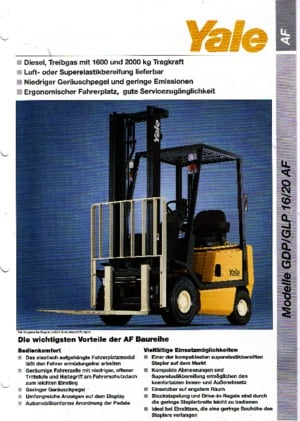 Carrelli elevatori frontali diesel Yale GDP 16 AF