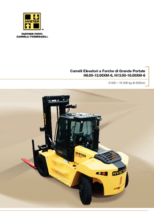 Carrelli elevatori frontali diesel Hyster H12.00XM 6