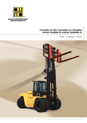 Carrelli elevatori frontali diesel Hyster H16.00XM 12