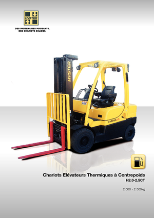 Carrelli elevatori frontali diesel Hyster H2.5XT