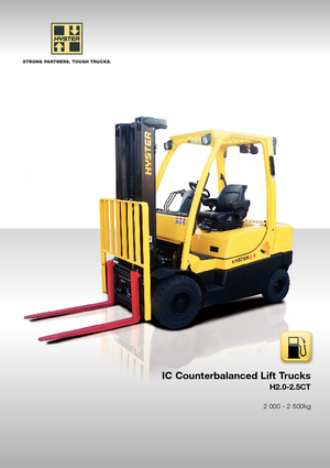 Carrelli elevatori frontali diesel Hyster H2.5XT