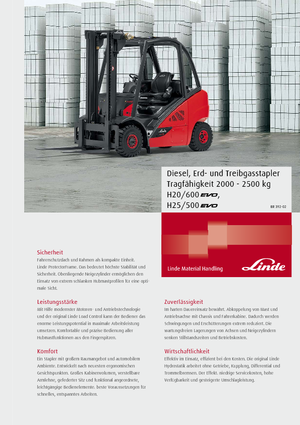 Carrelli elevatori diesel antideflagranti Linde H20/600D