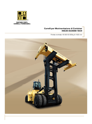 Carrelli elevatori frontali diesel Hyster H40.00XM 16CH