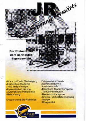 Carrelli elevatori diesel Cangaru / Transmanut JR 3-4.3.1028 F o. DR