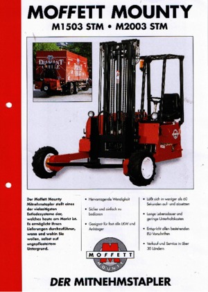 Carrelli elevatori diesel Moffett M 1503 STM