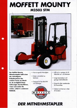 Carrelli elevatori diesel Moffett M 2503 STM