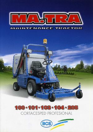 Veicoli comunali multiuso diesel BCS MA.TRA 205