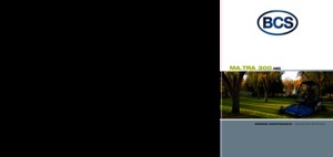 Veicoli comunali multiuso diesel BCS MA.TRA 300