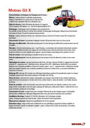 Veicoli comunali multiuso diesel Reform Werke Metrac G 3 X