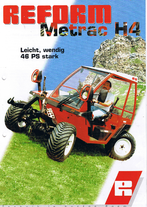 Veicoli comunali multiuso diesel Reform Werke Metrac H 4