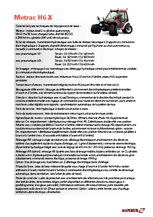 Veicoli comunali multiuso diesel Reform Werke Metrac H 6 X