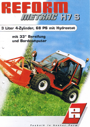 Veicoli comunali multiuso diesel Reform Werke Metrac H 7 S