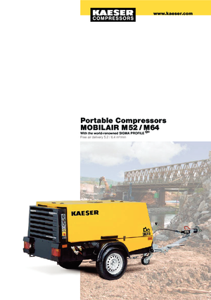 Compressori Protatili - Diesel, Elettrici, Benzina Kaeser Mobilair M 52