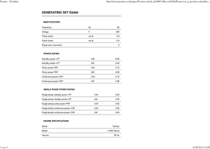 Generatori diesel PRAMAC Lifter E 6000 TYH