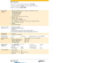 Generatori diesel GenSet MG 10/8 S-K