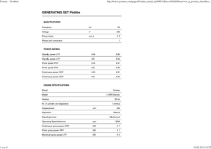 Generatori diesel PRAMAC Lifter P 6000s TYA