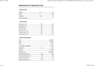 Generatori diesel PRAMAC Lifter P 9000