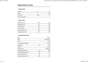 Generatori diesel PRAMAC Lifter S 6500 SYA
