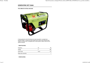 Generatori diesel PRAMAC Lifter X 3000