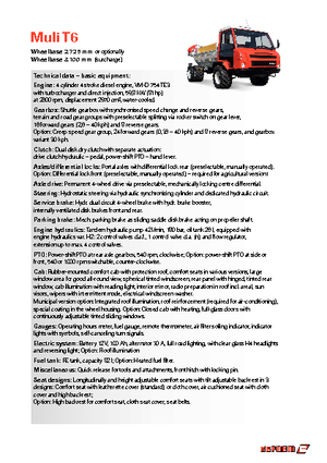 Veicoli comunali multiuso diesel Reform Werke Muli T 6