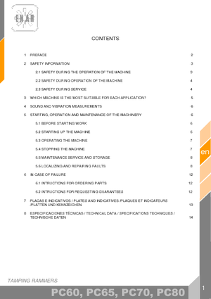 Costipatori Diesel e Benzina Enar PC 85 YD