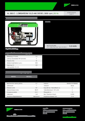Generatori diesel INMESOL AL 500-E